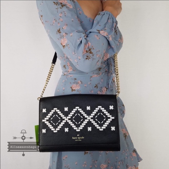 Kate spade Valencia Flynn black crossbody black - Picture 2 of 7